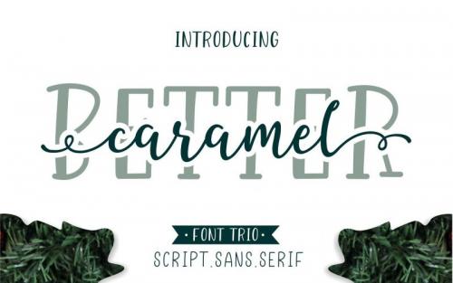Better Caramel Font Trio