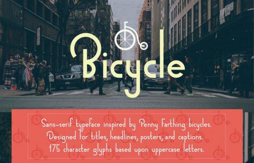 Bicycle Typeface