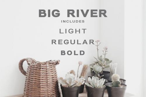 Big River Font Family