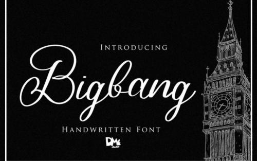 Bigbang Handwritten Font