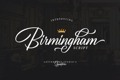 Birmingham Script Font