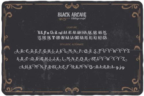 Black Arcade Blackletter Font