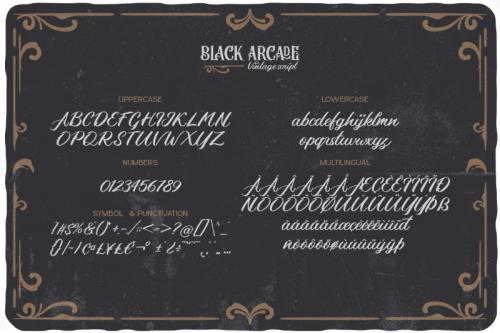Black Arcade Blackletter Font