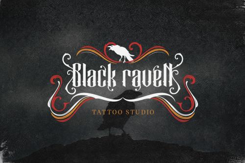 Black Cameo Blackletter Font