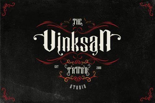 Black Cameo Blackletter Font