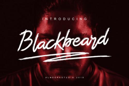 Blackbeard Brush Font