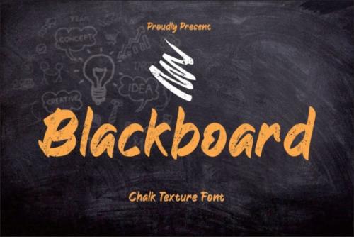 Blackboard Script Font