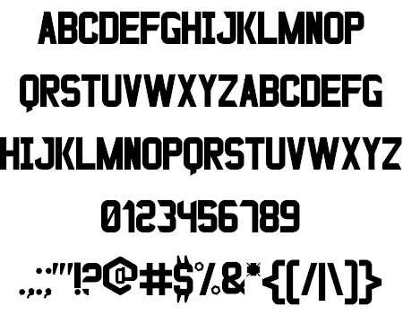 Blade Gunner St Font