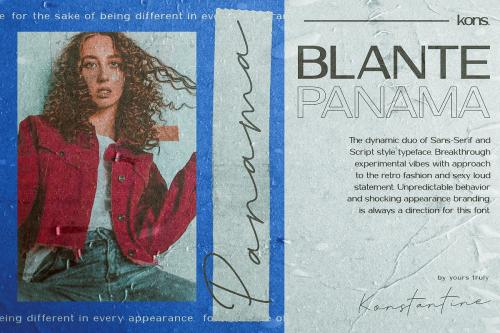 Blante Panama Handwritten Font