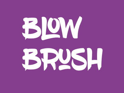 Blow Brush Font
