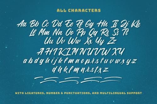 Blue Phantom Script Font
