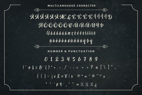 Bohemian Melody Calligraphy Font