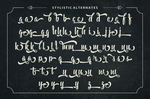 Bohemian Melody Calligraphy Font