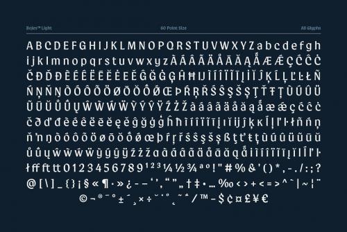 Bojes™ Typeface