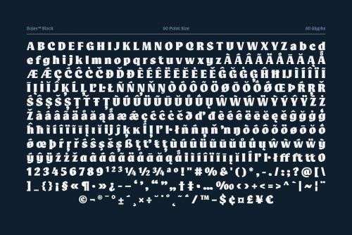 Bojes™ Typeface