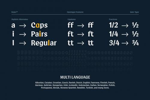 Bojes™ Typeface