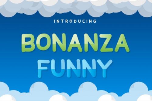 Bonanza Funny Display Font