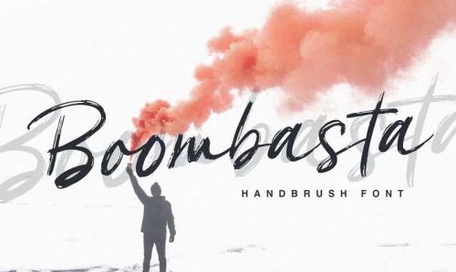 Boombasta Handbrush Font