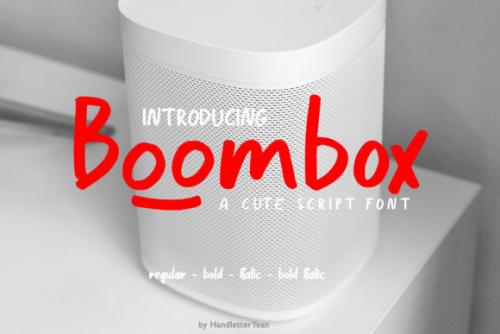 Boombox Script Font