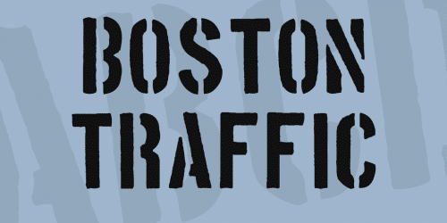 Boston Traffic Font