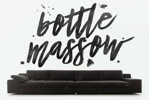 Bottle Massow Brush Script Font