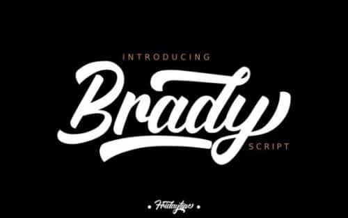 Brady Script Font