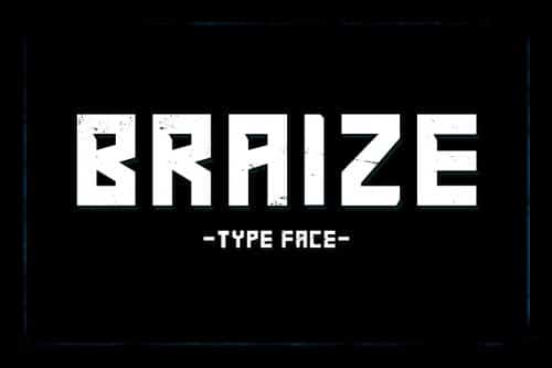 Braize Typeface