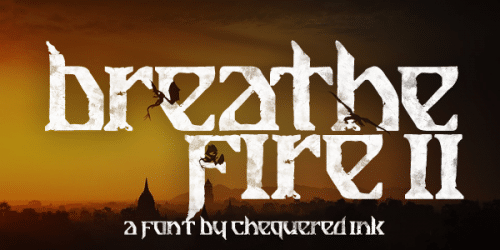 Breathe Fire II Typeface