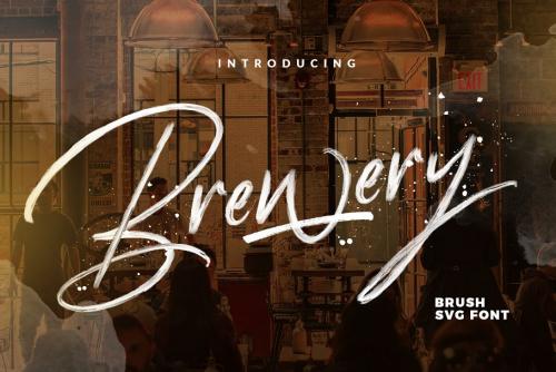 Brewery Brush Font
