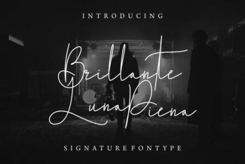Brillante Luna Piena Handwritten Font