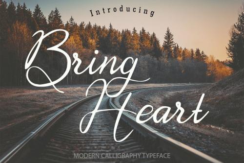 Bring Heart Script Font