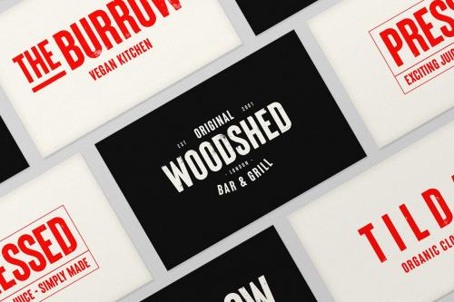 Brixton Wood Display Font