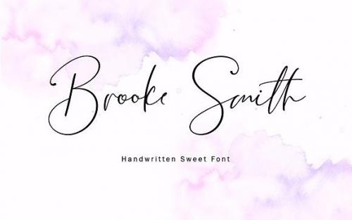 Brooke Calligraphy Font