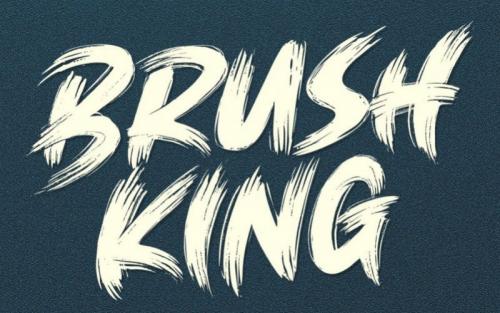 Brush King Brush Font