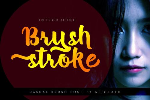 Brush Stroke Bonus Font