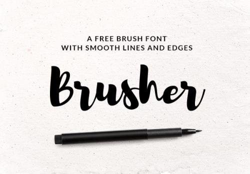 Brusher Font Adobe Brusher