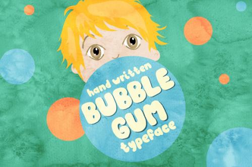 Bubble Gum – Hand Written Font