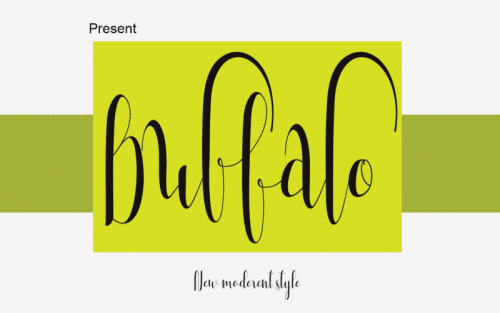 Buffalo Script Font