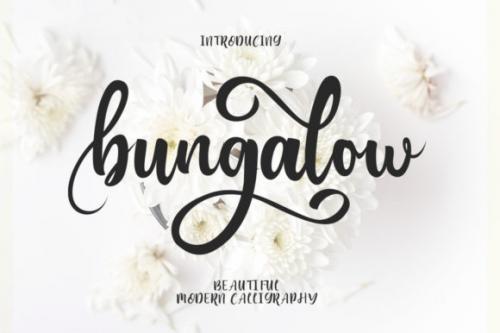 Bungalow Calligraphy Font