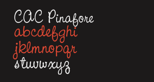 CAC Pinafore Font