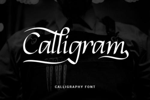 Calligram Calligraphy Script Font 1