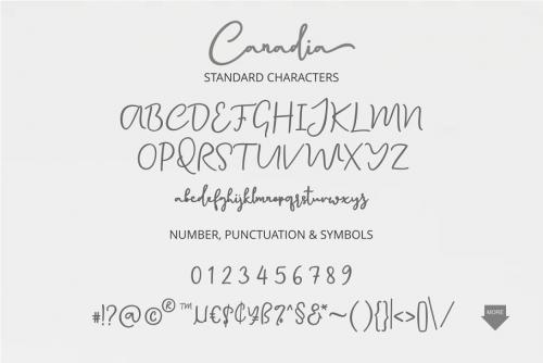Canadia Handwritten Font
