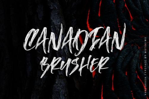 Canadian Brusher Font