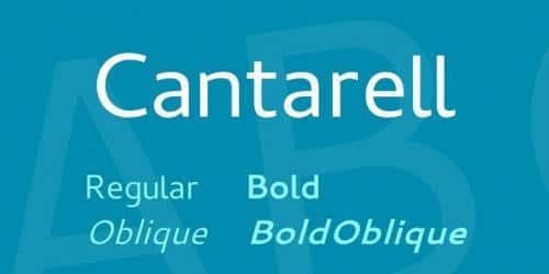 Cantarell Font Family