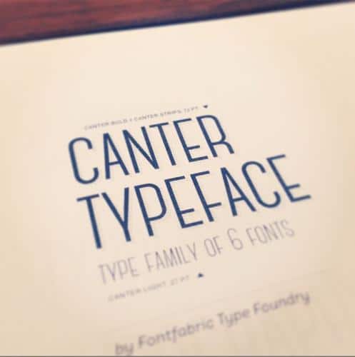 Canter Font Free