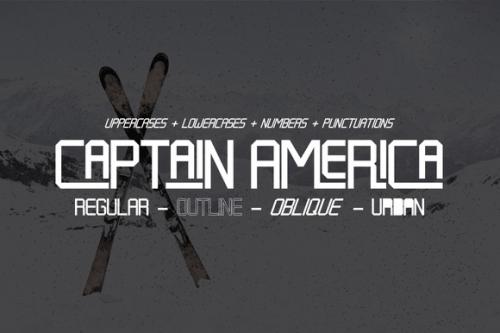 Captain America Font