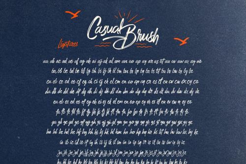 Casual BrushSwash Font