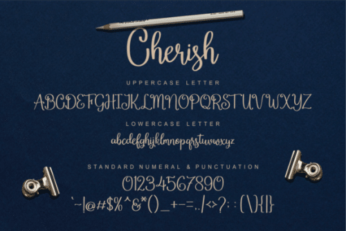 Cherish Script Font