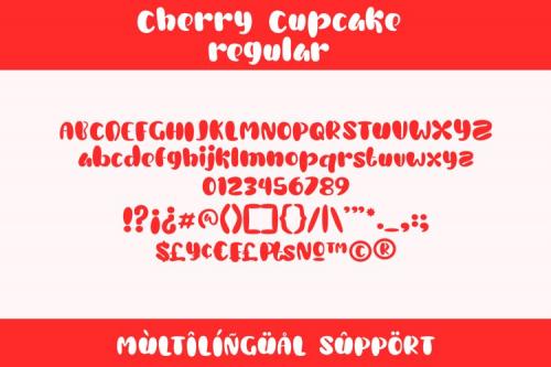 Cherry Cupcake Bold Font