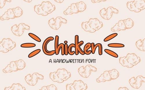 Chicken Script Font